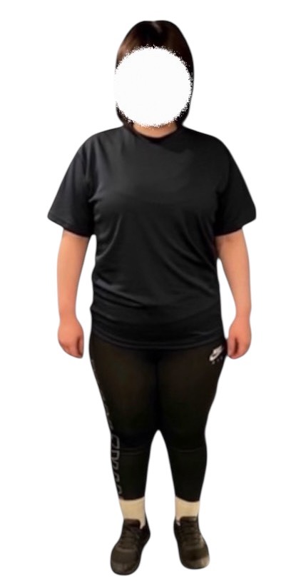 千葉市パーソナルジム FITNESS BEGINNERS ダイエット前 女性 ビフォー