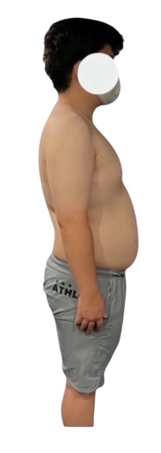 千葉市パーソナルジム FITNESS BEGINNERS ボディメイク前 男性 ビフォー